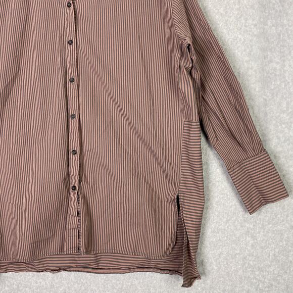 Free People Lakehouse Oversize Shirt In Pink Size XS - Picture 4 of 9